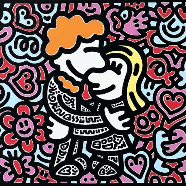 Mr Doodle, "Doodle Hug" 2022