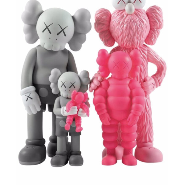 Kaws - Family (Grey - Pink)