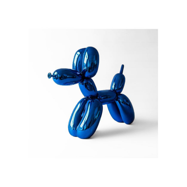JEFF KOONS - CANE PALLONCINO (BLU)